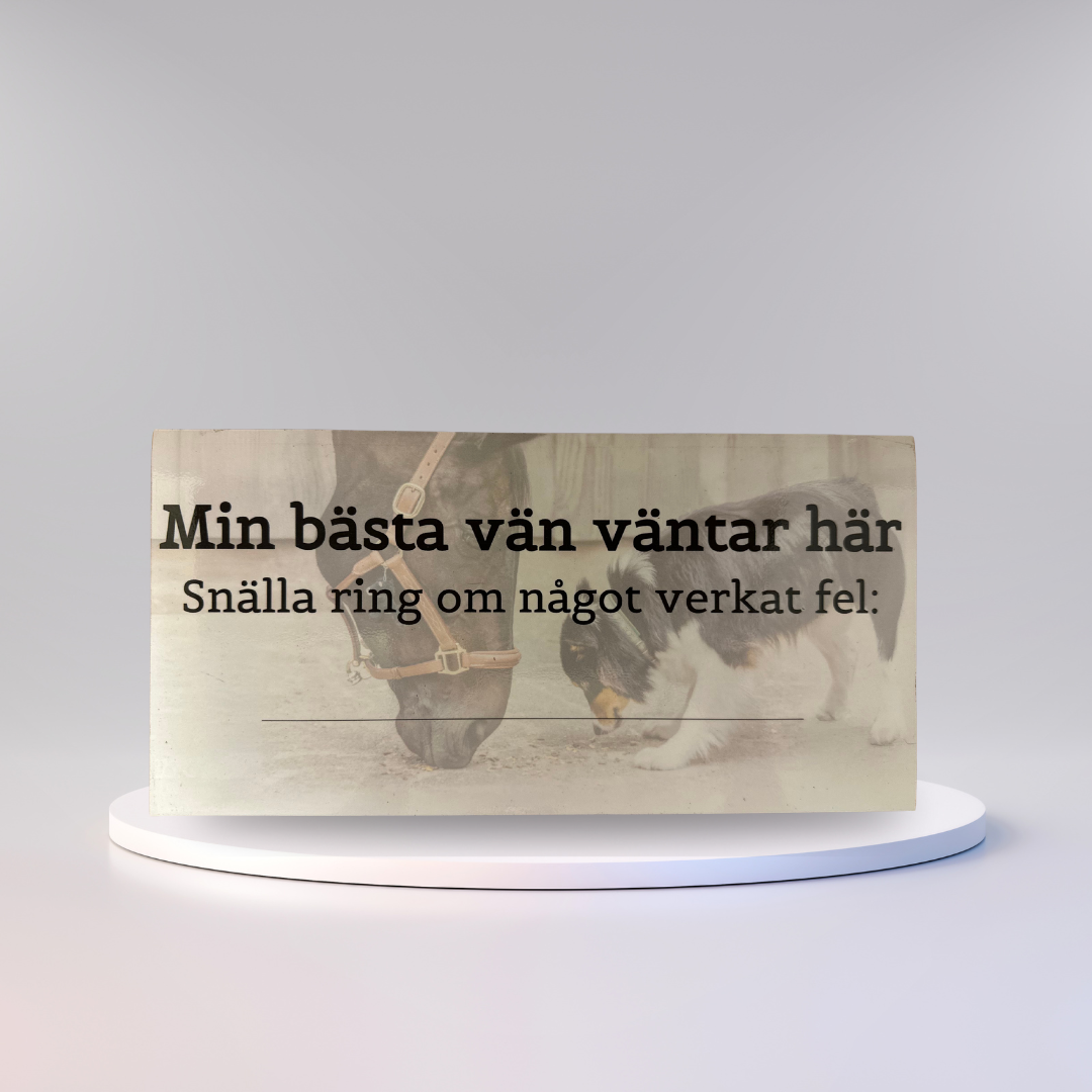 Bilmagnet med ICE-info